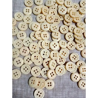 Nút áo họa tiết vân gỗ size 1,1 cm