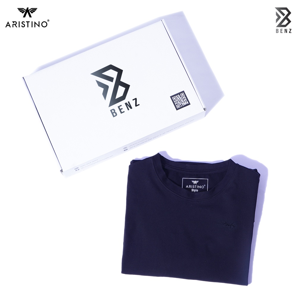 Áo Thun Nam Cao Cấp Aristino Benzmen, Áo Thun Unisex Tay Lỡ Cổ Tròn Chất Vải Cotton Thoáng Mát, Thấm Hút Mồ Hôi Ats018s1