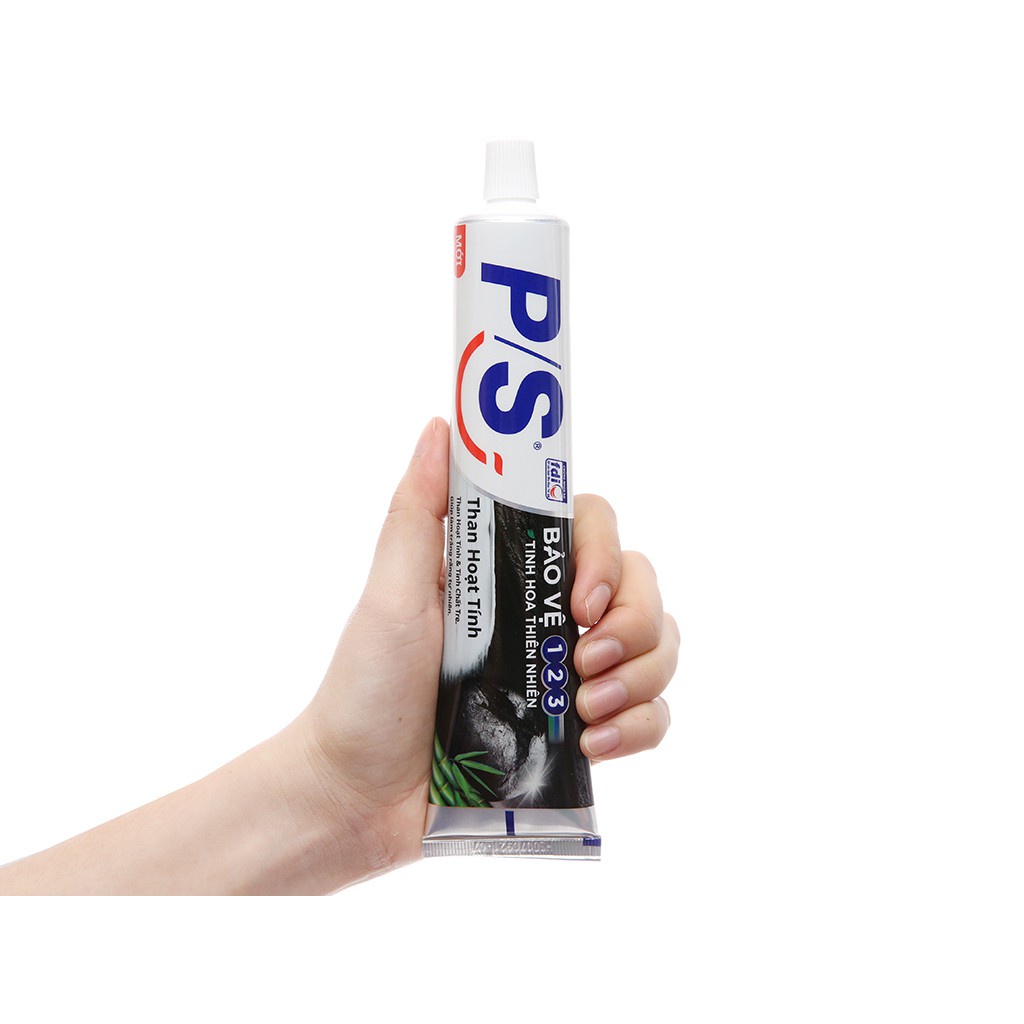 Kem Đánh Răng P/S Bảo Vệ 123 Than Hoạt Tính 180g