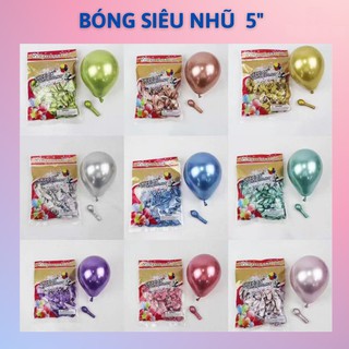 Bóng (chrome) siêu nhũ shuaian 100 quả 5 inch (12cm)
