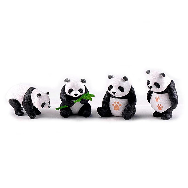 Mô Hình Gấu Trúc Mini Dễ Thương Dùng Để Trang Trí