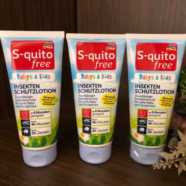 Kem bôi chống muỗi và côn trùng đốt S-quito free