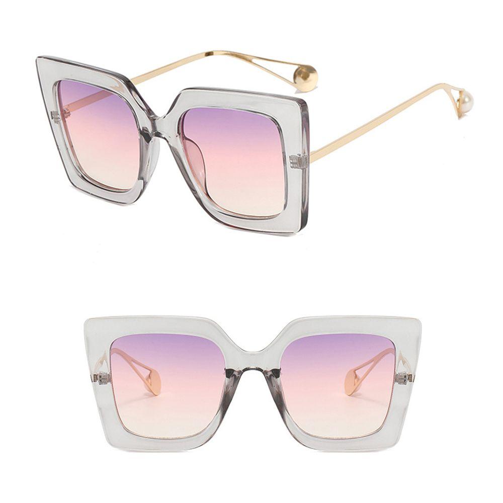 ESPO Kính Mát Gọng Vuông Kim Loại Thời Trang