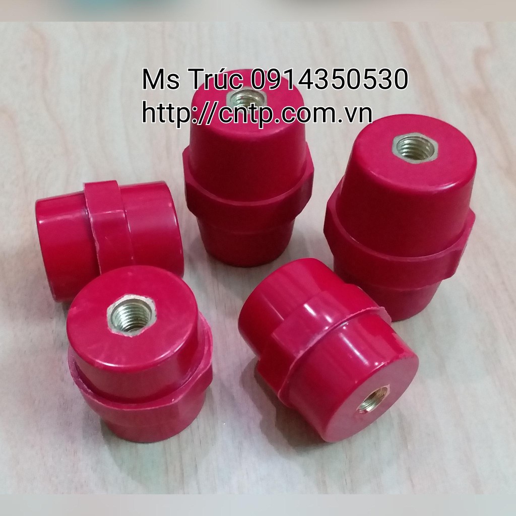 Sứ đỡ - đế gối cách điện - hộp 10 cái