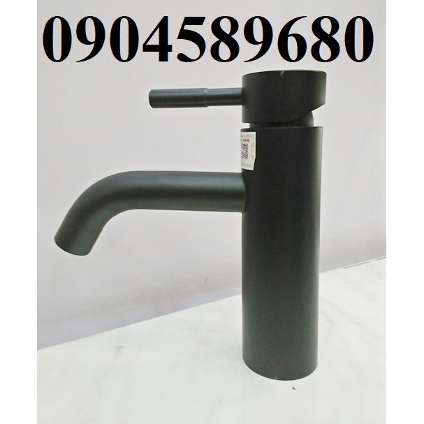 Vòi chậu lavabo mạ màu đen HD22B