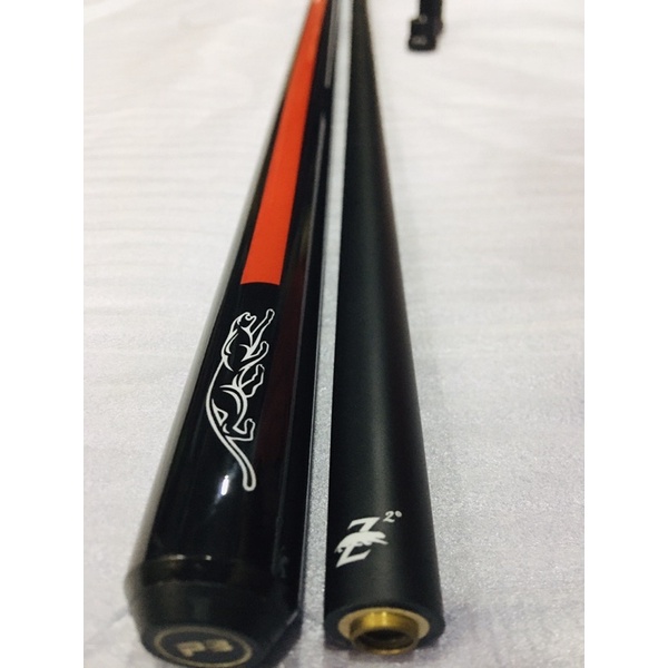 Cơ bida lỗ pool con báo Carbon full đen