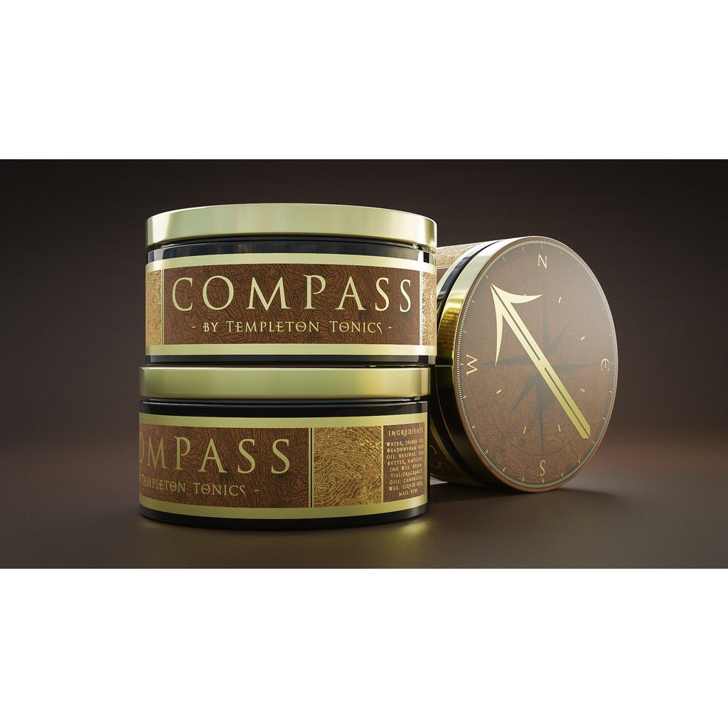 Sáp vuốt tóc Compass Medium Pomade - Templeton Tonics