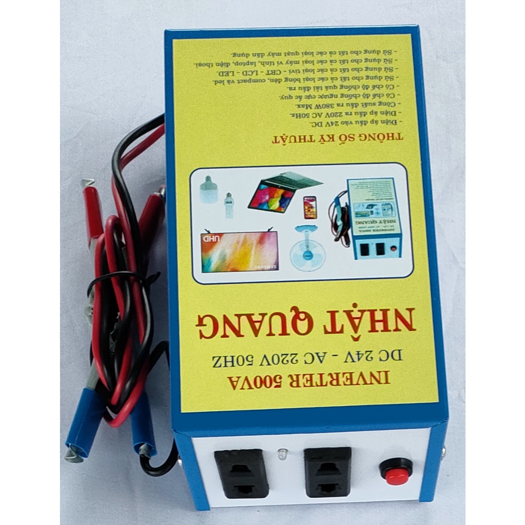 BỘ ĐẢo ĐIỆN 24V RA 220V AC 500VA