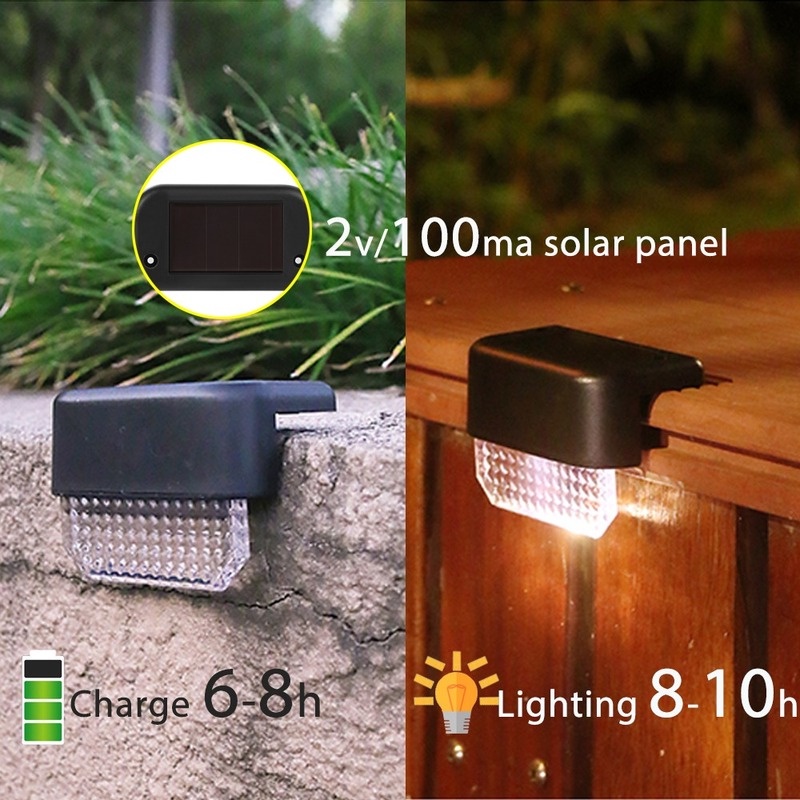 Đèn LED Năng Lượng Mặt Trời Chống Thấm Nước Gắn Cầu Thang/ Cầu Thang Chất Lượng Cao