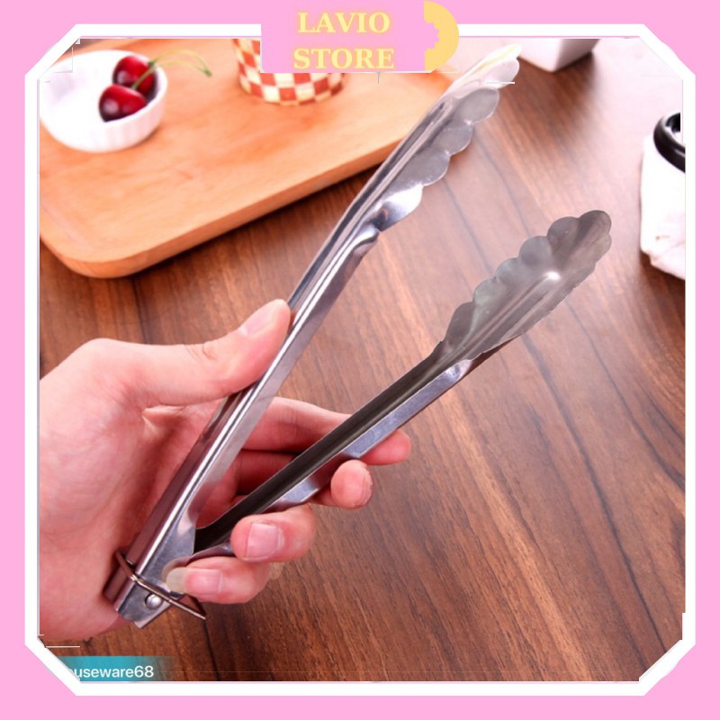 Kẹp Inox Gắp Thức Ăn, Đồ Nóng, Đá 88104 Lavio Store