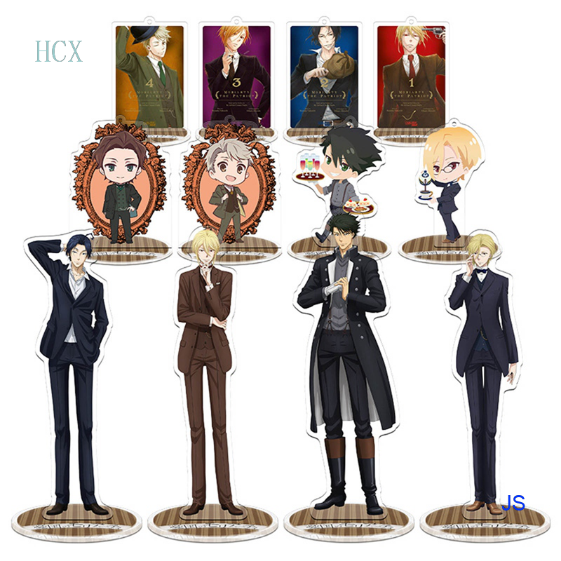 Mô Hình Nhân Vật Anime Moriarty The Patriot Bằng Acrylic 21cm Có Giá Đỡ Để Bàn Trang Trí