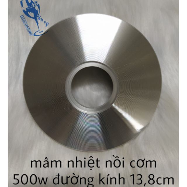 Mâm nhiệt nồi cơm 1 lít 2 công suất 500w đường kính 13,8cm