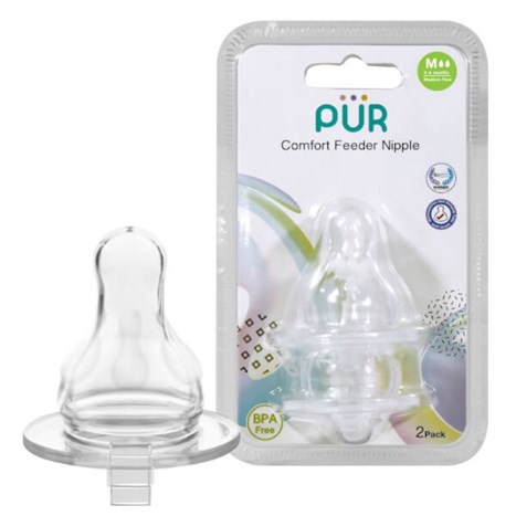 Núm ti cổ thường Pur Comfort Feeder M 2 cái