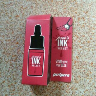 SON INK PERIPERA MÀU 01 ( đỏ tươi )
