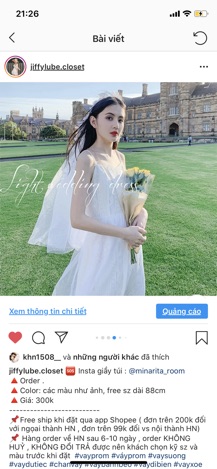 [ORDER] Váy ren trắng hai dây