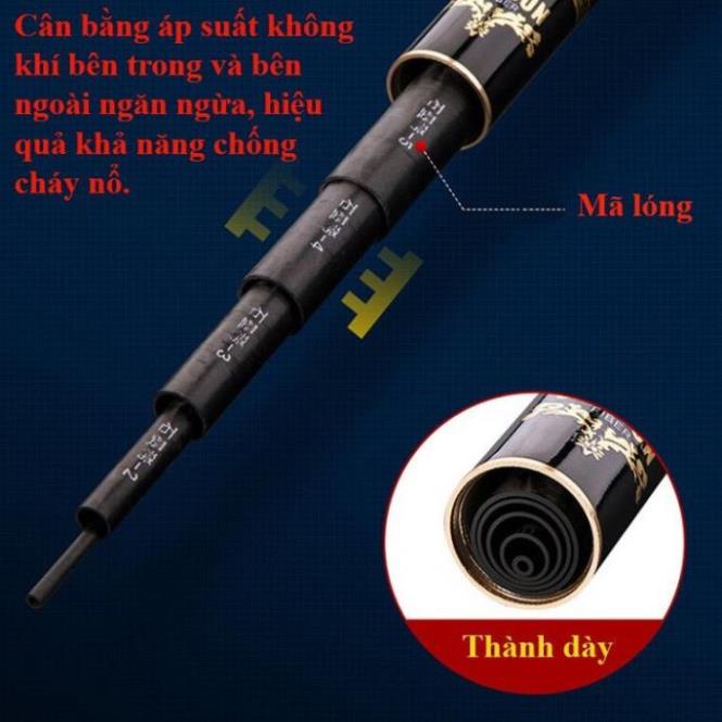 Cần Câu Tay Carbon 5H TAWA Tặng Kèm Ngọn Phụ Cao Cấp CC4 đồ câu FISHING_HD