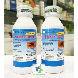 Thuốc diệt muỗi, côn trùng Map Permethrin 50EC - 100ml (Xuất xứ Anh Quốc)