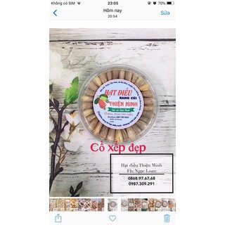 500gr hạt điều Thiện Minh rang muối còn vỏ lụa