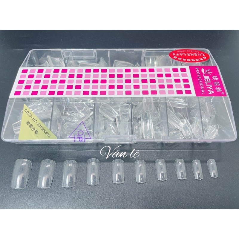 Móng up phom vuông đủ loại móng chuẩn đẹp JIELIYA