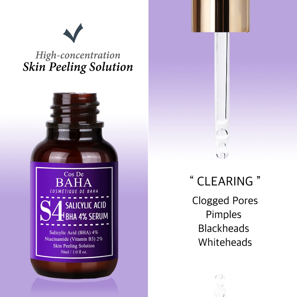 Serum dưỡng da De Baha Bha Salicylic Acid dung tích 30ml