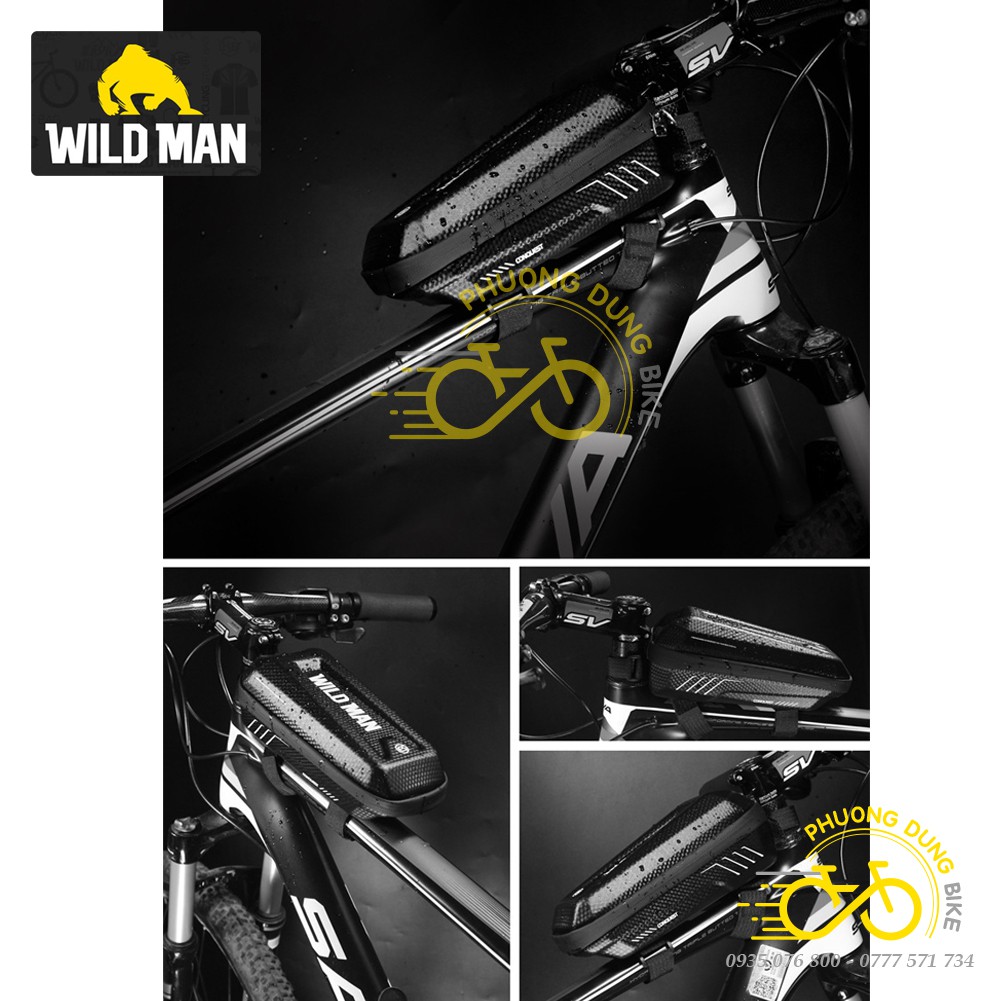 Túi treo khung sườn xe đạp WILD MAN E5 / E5S