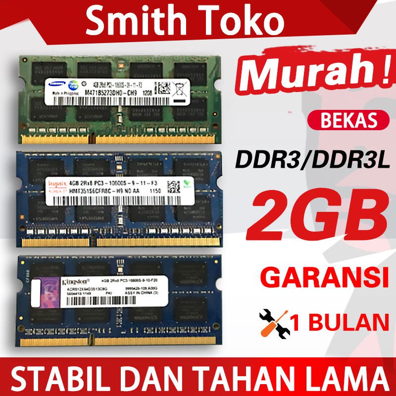 Laptop Sodimm Ddr3 Ram 2gb Ddr3L 2gb Pc3-10600S Pc 10600 1333 Pc8500 1066mhz Mhz