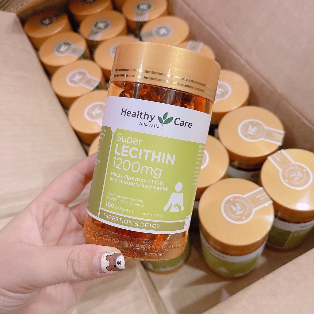 Mầm Đậu Nành Healthy Care Super Lecithin 1200mg 100 Viên