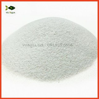 Cát trắng hạt mịn tự nhiên, cát trải nền bể cá, biotop thủy sinh 500Gr