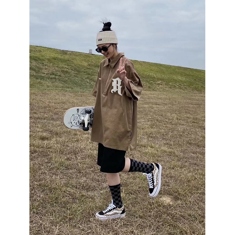 Áo Thun PoLo NgắN Tay Thêu Hoa HồNg Cho Nam