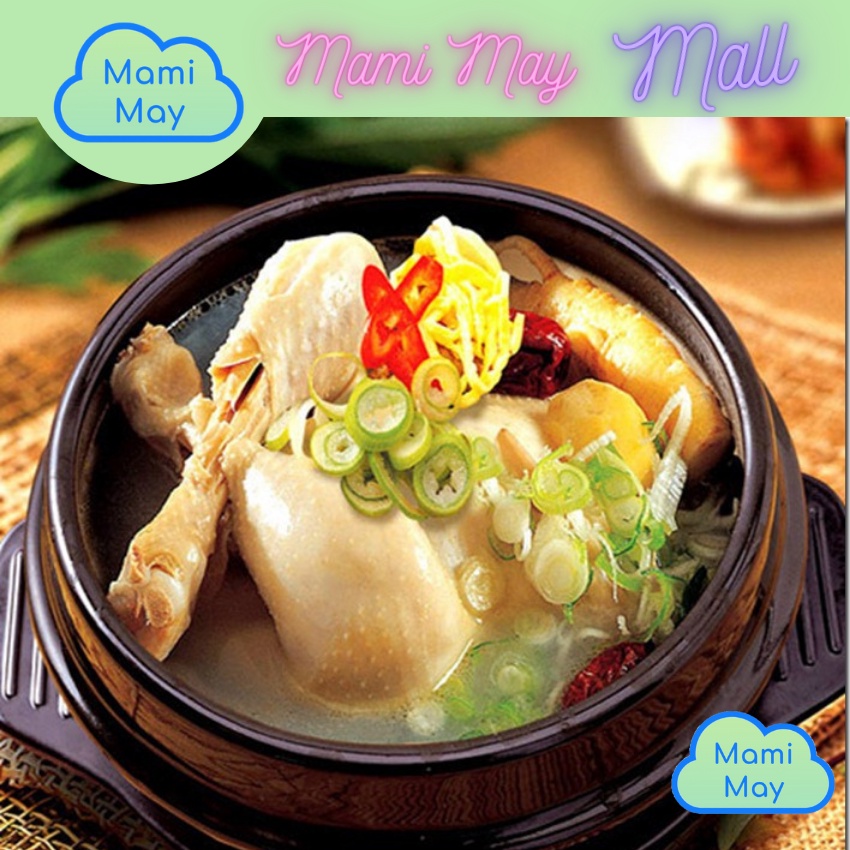 [NHẬP KHẨU] Gói gia vị sâm hầm gà Hàn Quốc samyetang, tiềm gà hoặc lẩu gà thuốc bắc, hầm sâm - Soobin 70g, 8809144500009