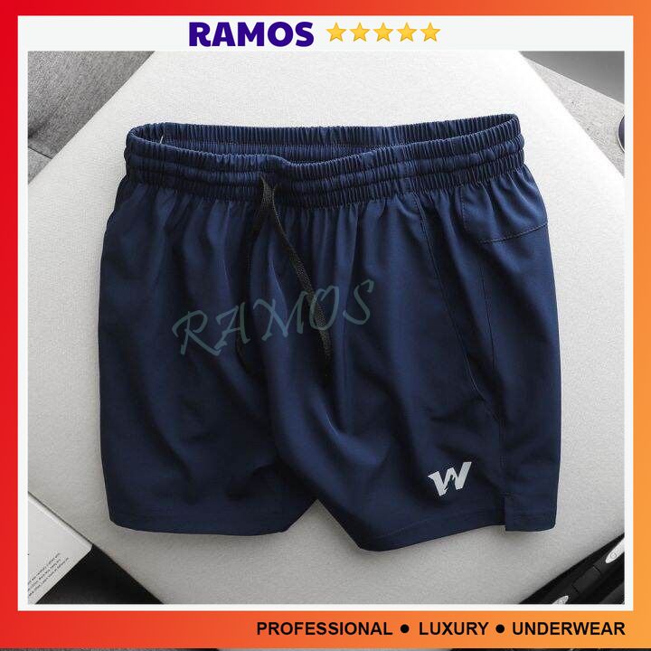 Quần short W thể thao nam thời trang, quần đùi nam mặc hàng ngày thoáng mát