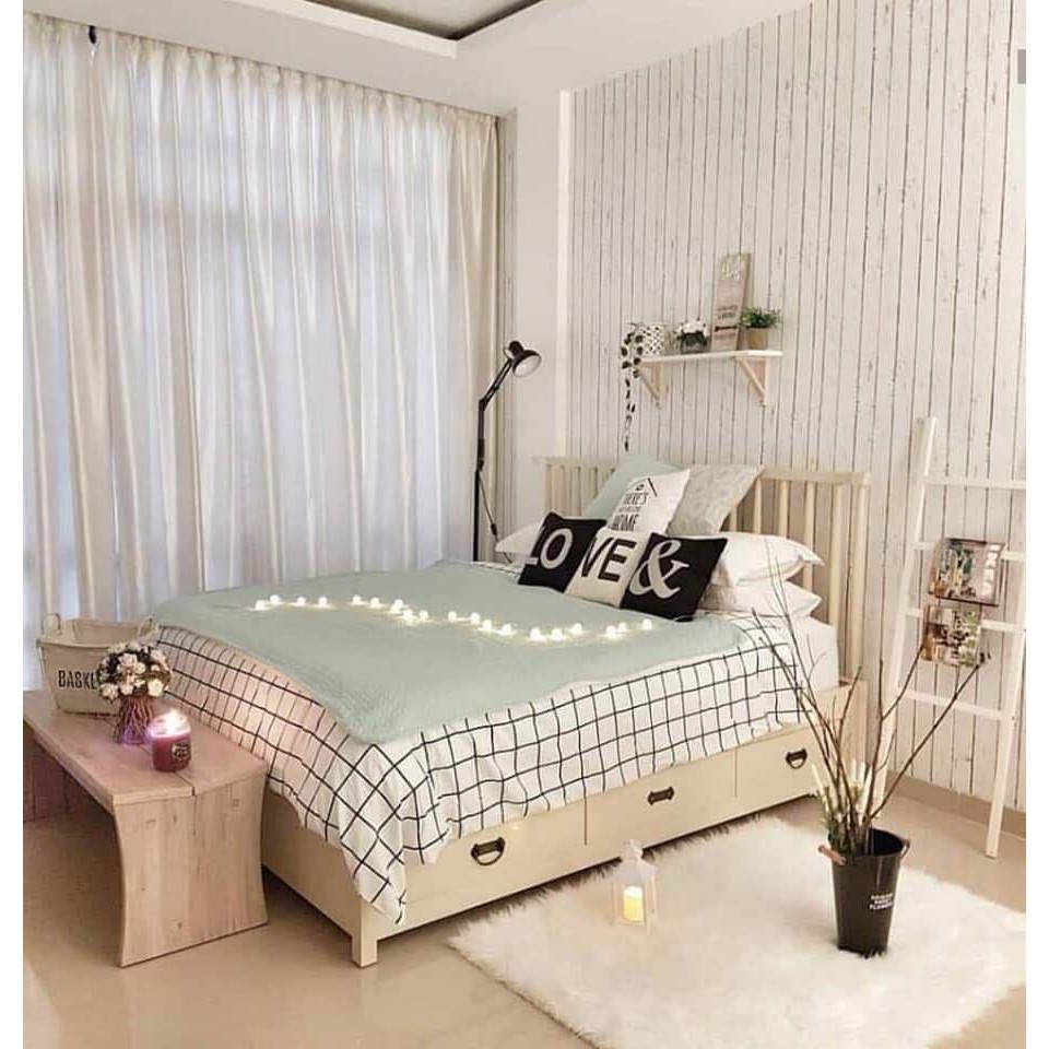 Decal vân gỗ có keo sẵn
