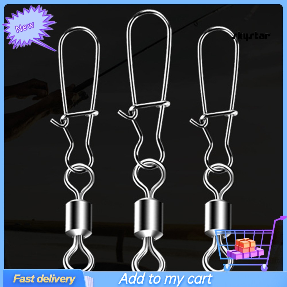Bộ 50 Phụ Kiện Câu Cá Bằng Thép Không Gỉ