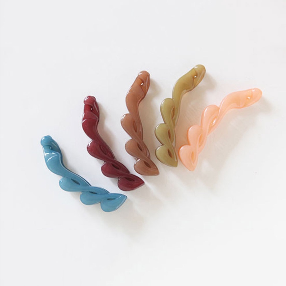 Haimeikang Kẹp tóc cỡ lớn bằng acrylic phong cách Hàn Quốc xinh xắn thời trang