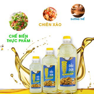 (Sỉ 10 chai) Dầu dừa tinh luyện (cooking oil) Vietcoco 1000ml