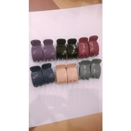 Sỉ 12 kẹp càng cua 3răng 5răng trơn bóng nhám hàng đẹp