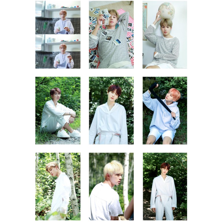 Lomo card 72 ảnh BTS - BTS Greetings 2019 BEHIND THE SCENES