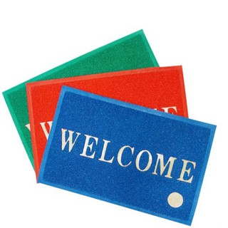 2 THẢM CHÙI CHÂN WELCOME KT:40*60/TẤM