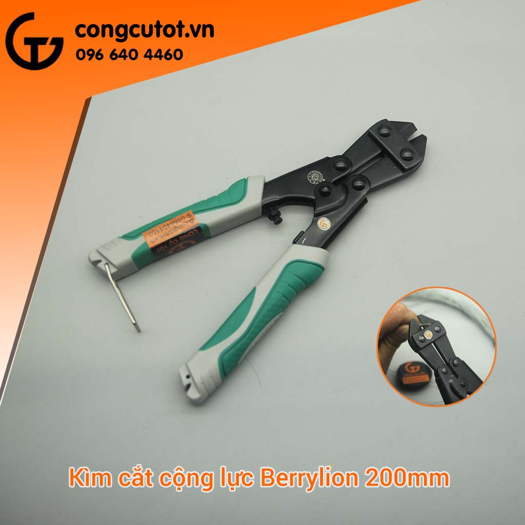 Kìm cộng lực Berrylion 200mm thép CrV cao cấp