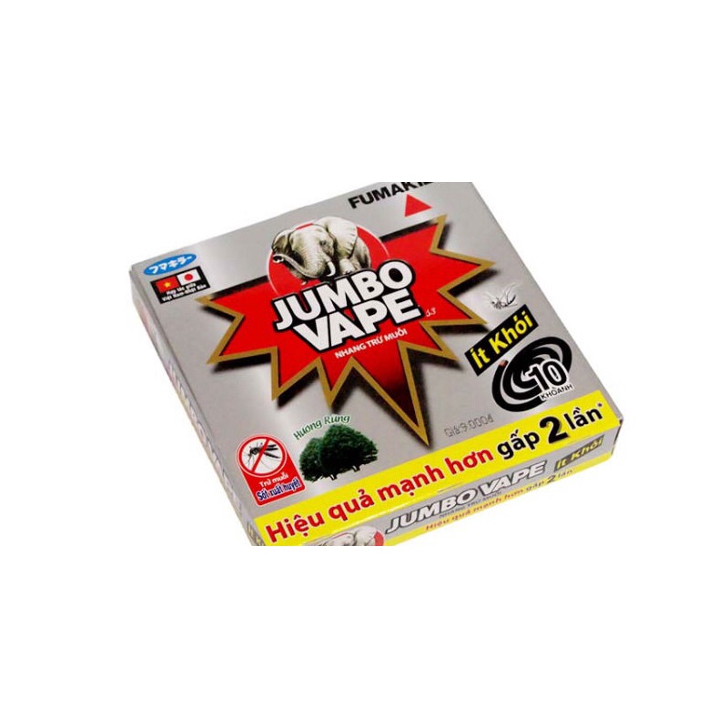 Nhang Muỗi Hộp Jumbo Vape Ít Khói