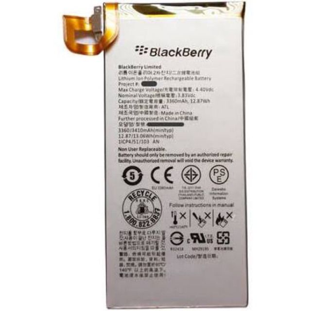 Pin Blackberry Priv xịn bảo hành đổi mới