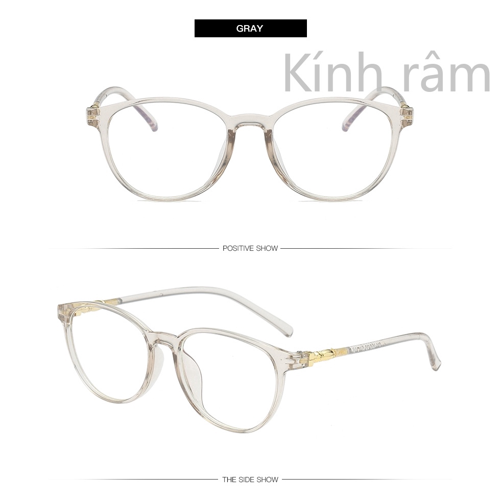 Mắt kính tròn thiết kế thanh lịch cho nam và nữ