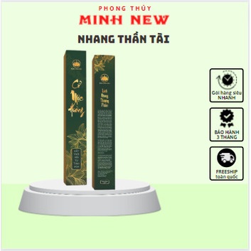 (Combo 3) Nhang thần tài phong thủy Cổ Mộc Hương sạch, ít khói, hoàn toàn từ thảo mộc thiên nhiên - Minhnew Shop