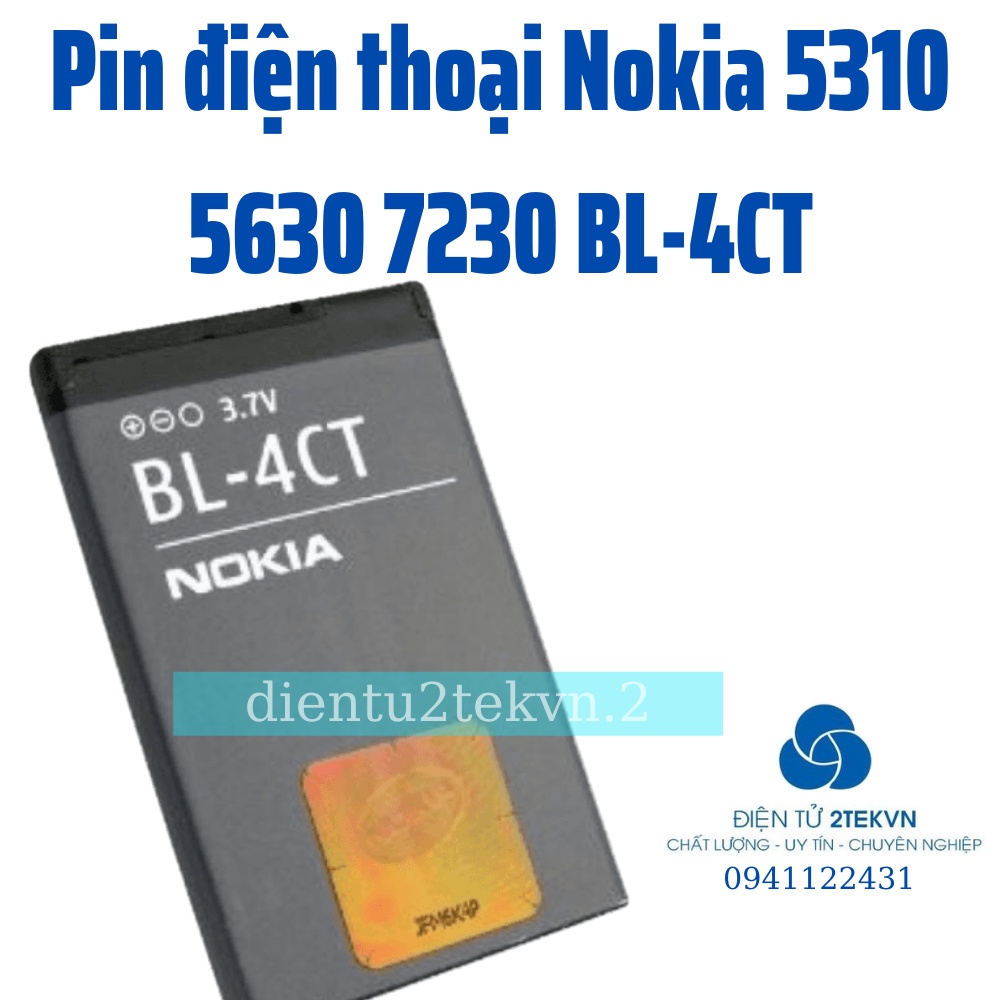 Pin điện thoại Nokia 5310 5630 7230 BL-4CT