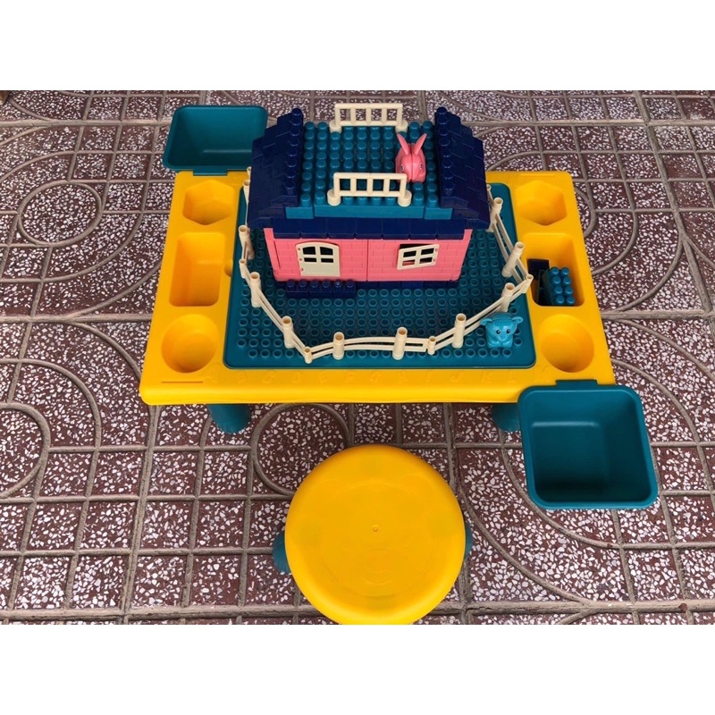 Bộ bàn ghế lego sáng tạo cho bé hkm tã Moony