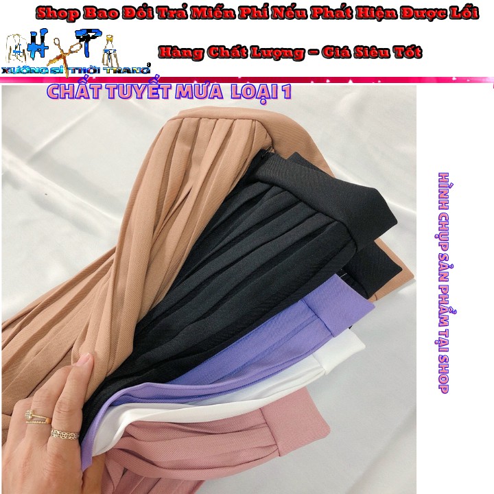 Chân Váy Xếp Ly Dài dáng dài mẫu mới thời trang 2020 | BigBuy360 - bigbuy360.vn