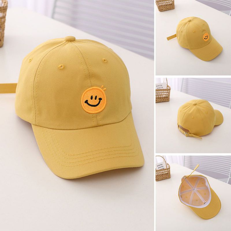 Mũ Lưỡi Trai Hình Mặt Cười Đáng Yêu Cho Bé