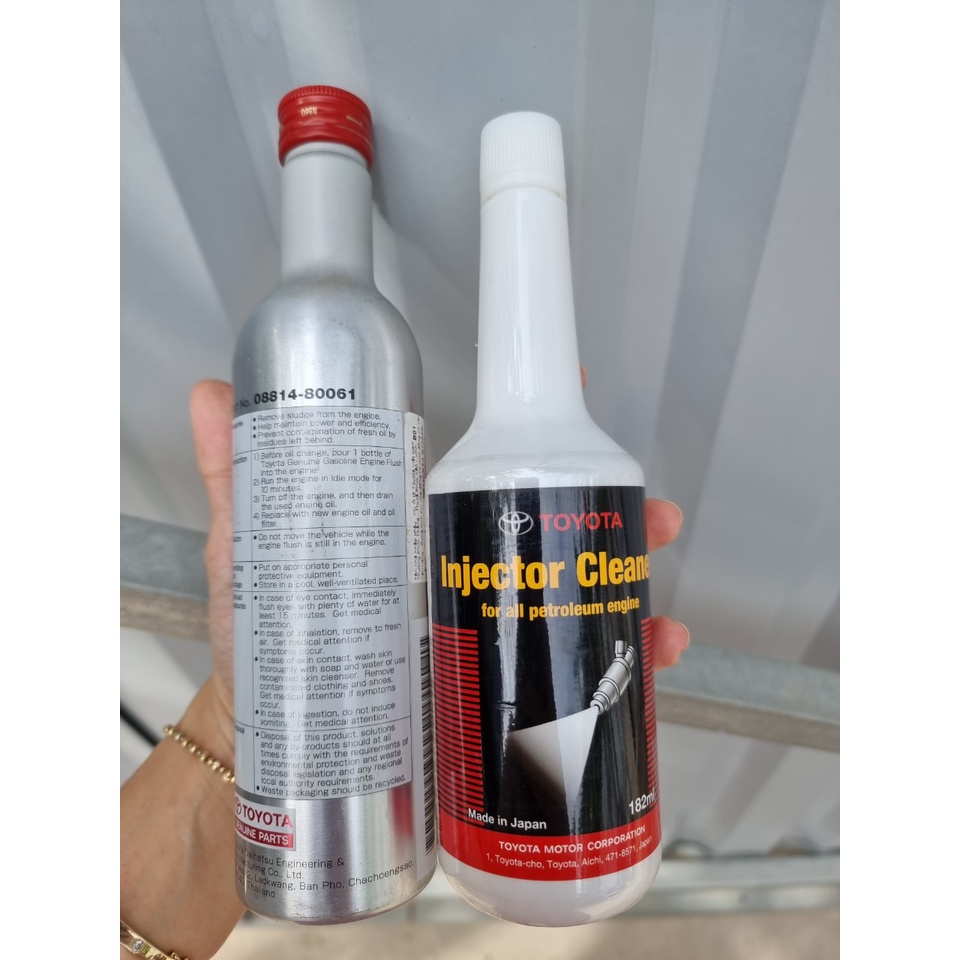 Combo súc động cơ và vệ sinh kim phun chính hãng Toyota