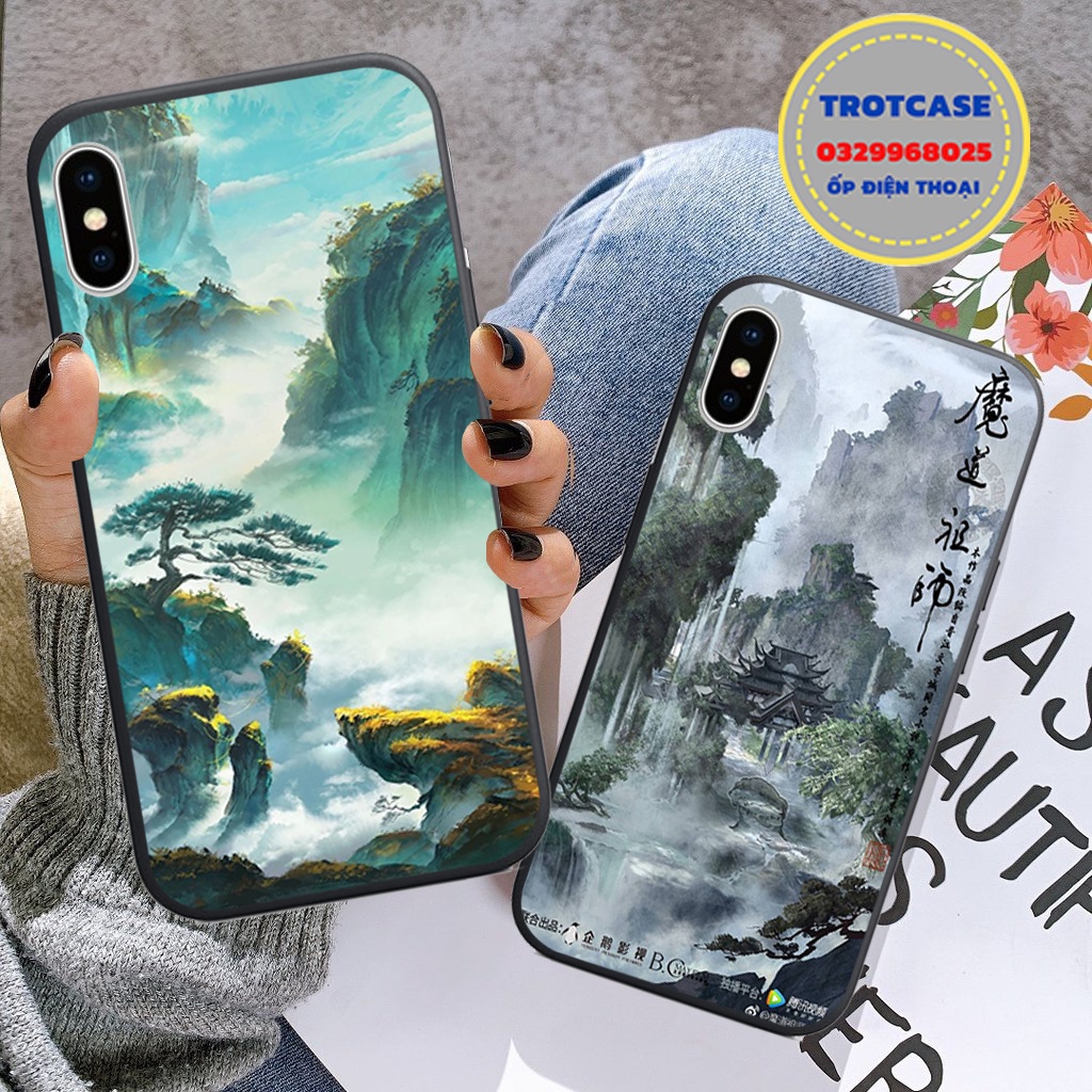 Ốp lưng Iphone X / XS / XR / XS MAX hình phong cảnh đẹp mắt , sang trọng sắc nét tới từng đường in màu