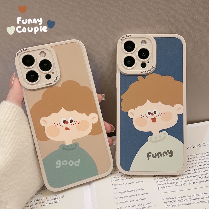 (SIÊU RẺ) Ốp lưng iphone funny couple bạn nam nữ siêu xinh 7plus/8/8plus/x/xr/xs/11/12/13/pro/max/plus/promax